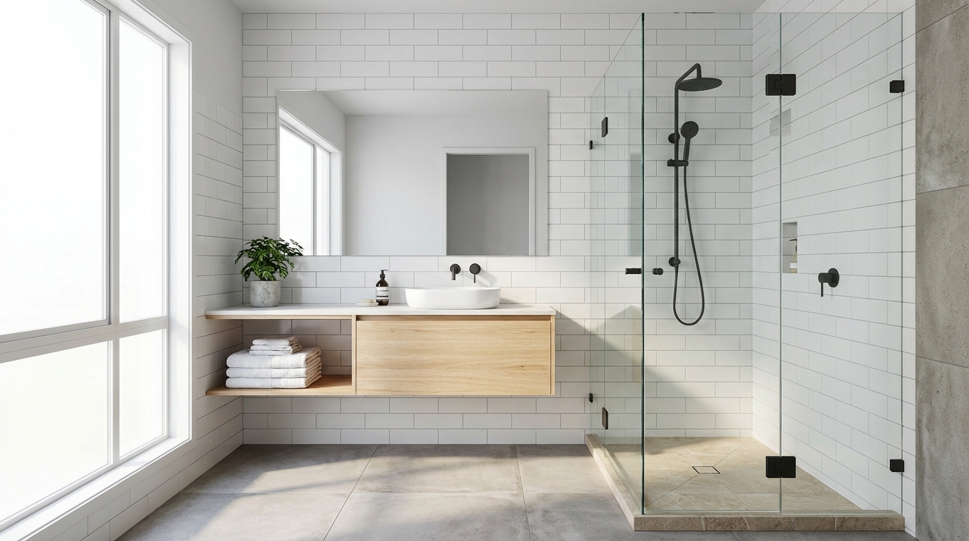 Before — Minimalist Bathroom Design Ideas